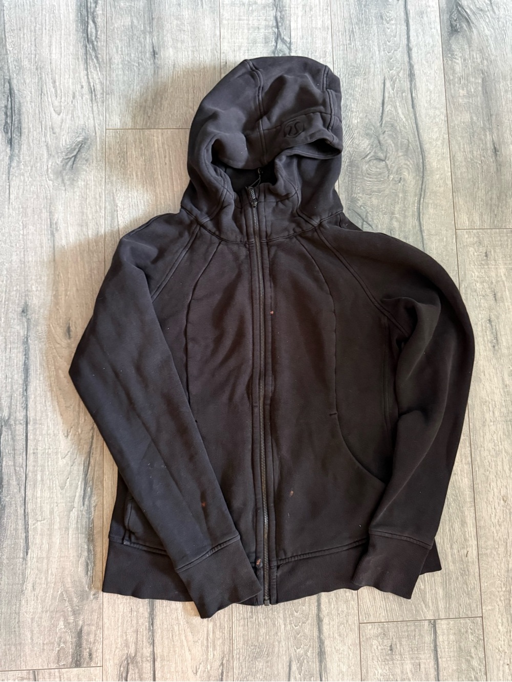 lululemon athletica Black Hooded Zip Jacket